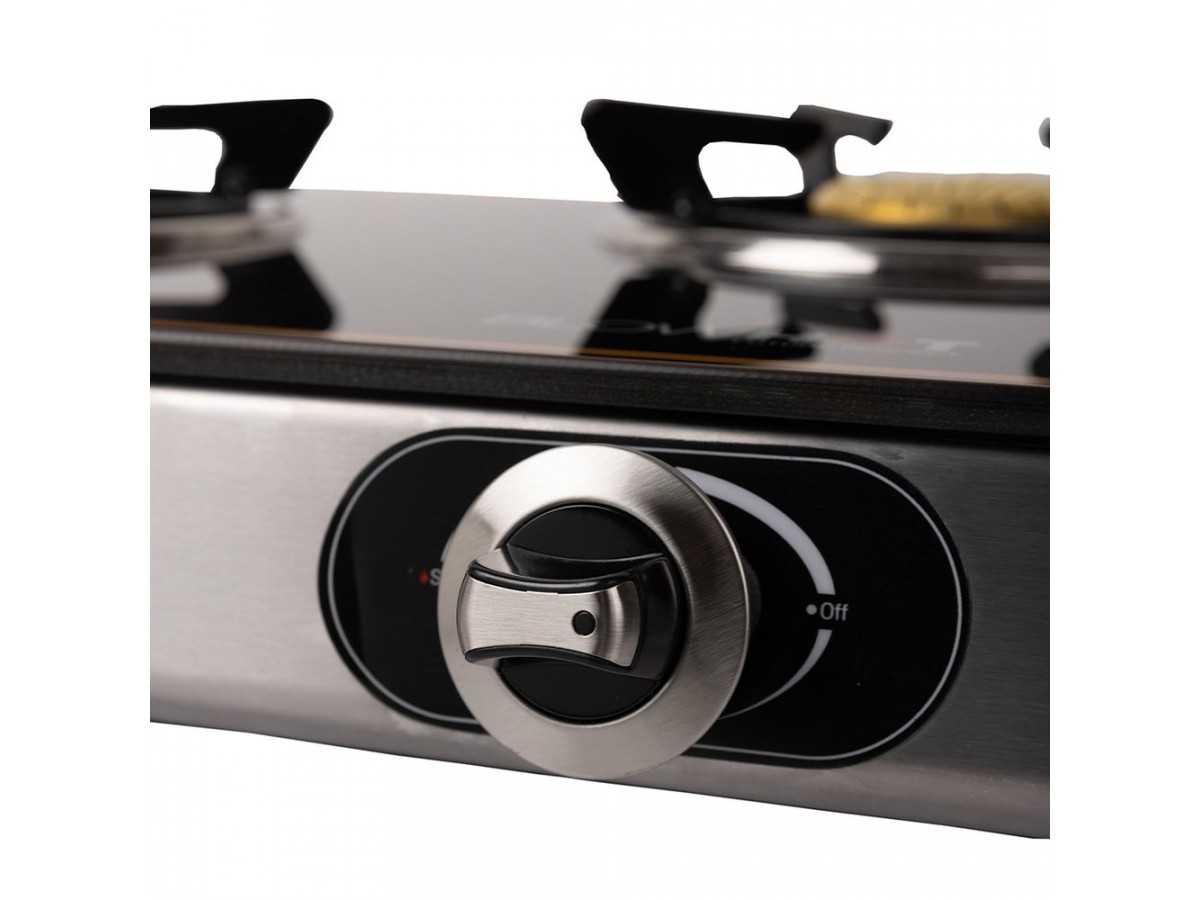 Blowhot Pearl 3 burner glass top AUTO IGNITION Gas Stove